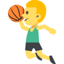 person with ball